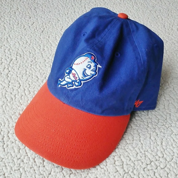 Ny Mets Mr Met Baseball Cap Hat 